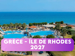 GRÈCE - CLUB MARMARA DORETA BEACH DU 19 AU 26 AVRIL 2027